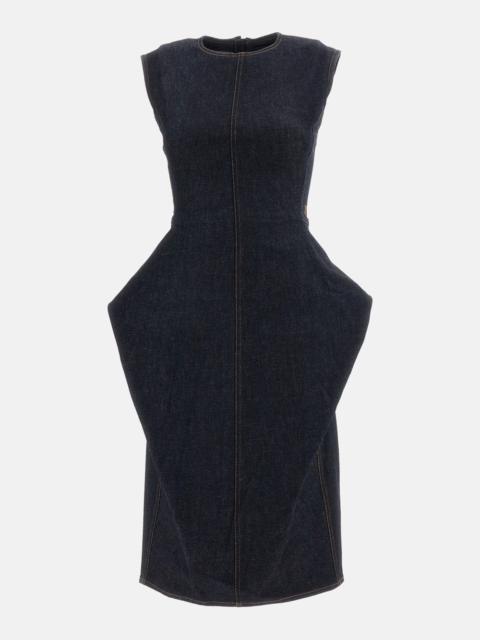 JACQUEMUS LA ROBE CUBISTO DE-NIMES DRESS