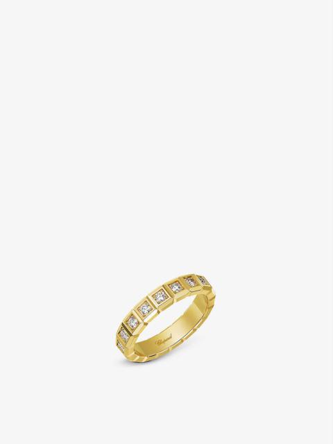Chopard Ice Cube Pure 18ct yellow-gold and diamond ring