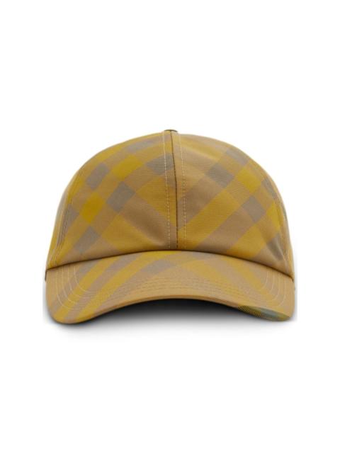 Burberry check-pattern cotton cap