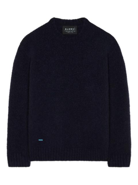 Alanui brushed crew-neck sweater