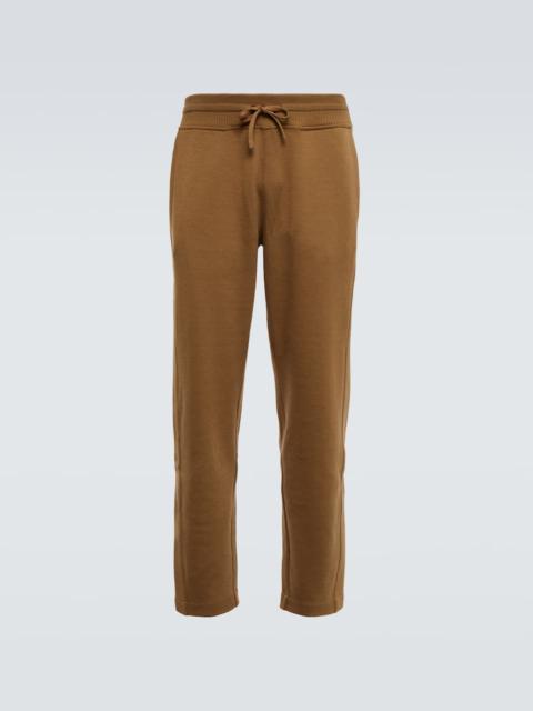 Loro Piana Whitney cotton, silk, and cashmere pants