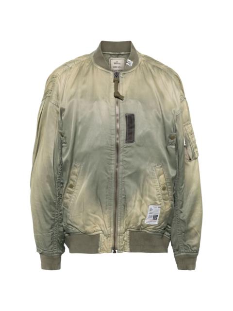 aged flight jacket