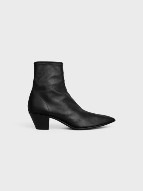 CELINE HECTOR ZIPPED BOOT IN Stretch Lambskin