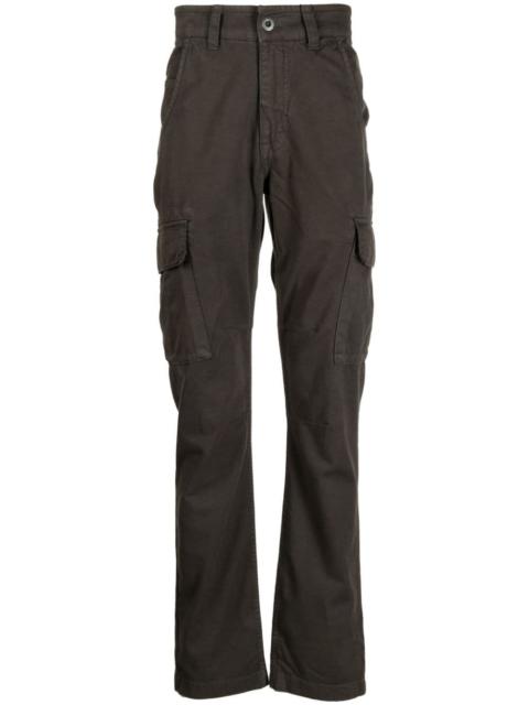 ALPHA INDUSTRIES straight-leg cotton cargo trousers