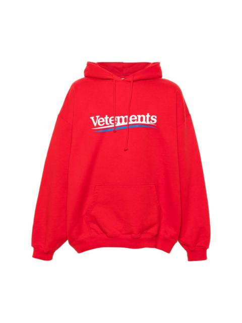 logo-print hoodie