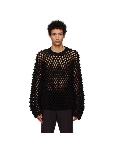 Black Crew-Neck Sweater