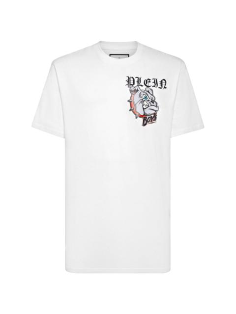 PHILIPP PLEIN Bulldogs-print cotton T-shirt
