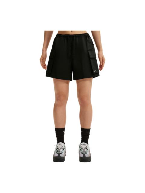 Nike (WMNS) Nike Sportswear Loose Mid-Waist Woven Cargo Shorts Asia Sizing 'Black' IV5010-010