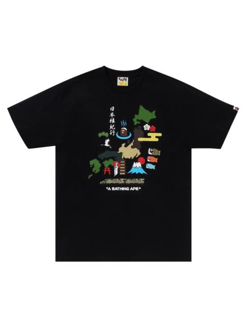 A BATHING APE® BAPE Japan Culture Tee 'Black'