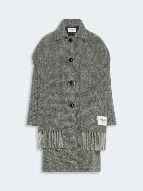 WEEKEND Max Mara LATINO Wool-blend tweed coat - DARK GREY