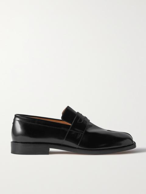 Maison Margiela Tabi Split-toe Glossed-leather Loafers