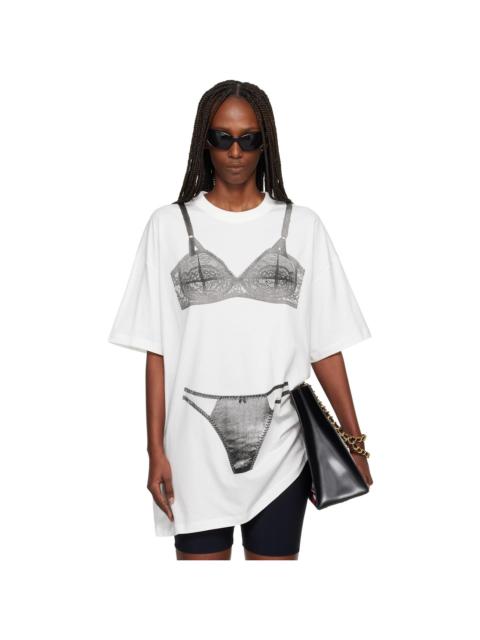 VAQUERA Off-White Trompe L'Oeil Tall T-shirt