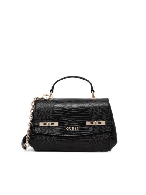 GUESS USA Melinda lizard-effect tote bag