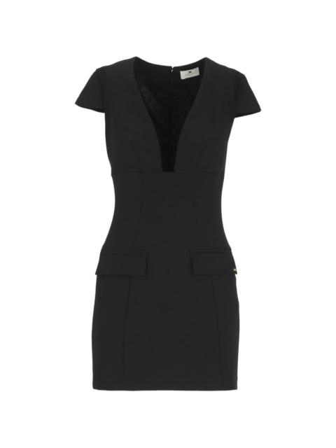 ELISABETTA FRANCHI V-neck mini dress