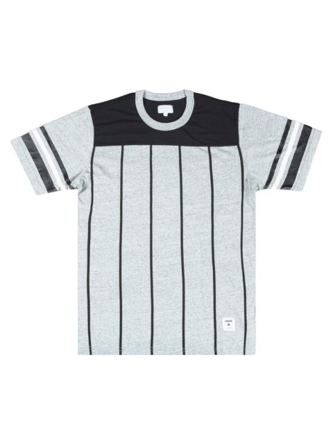 Supreme Pinstripe Short-Sleeve Football T-Shirt 'Grey'