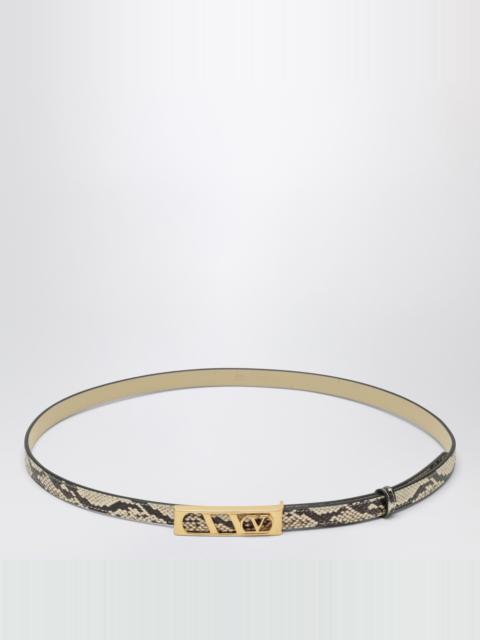 Valentino Volgo Signature python belt