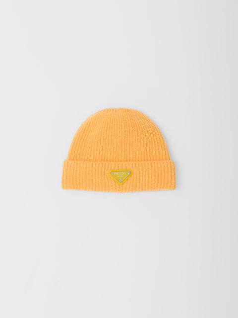 Wool and cashmere beanie