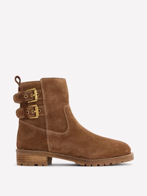 BODEN Buckle Ankle Boots-Tan