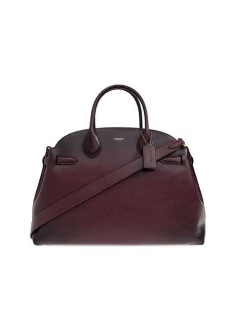 COACH leather top-handle bag