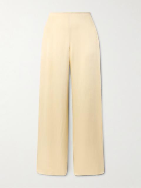 LIBEROWE + The Vanguard Satin Wide-leg Pants
