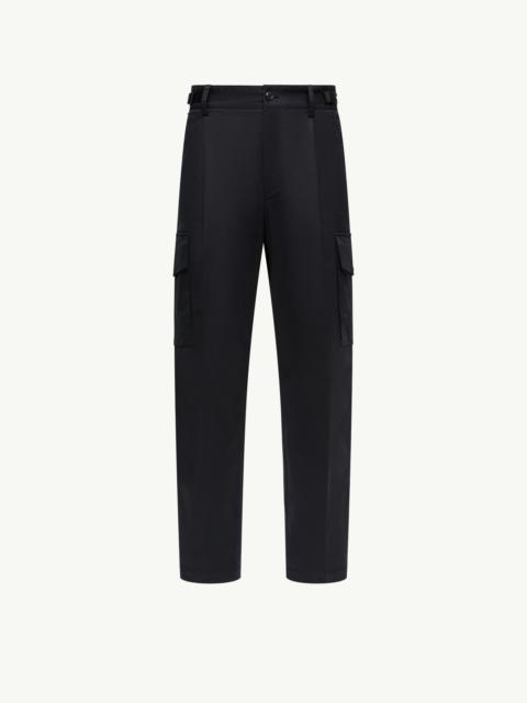 Moncler Cotton Gabardine Cargo Pants