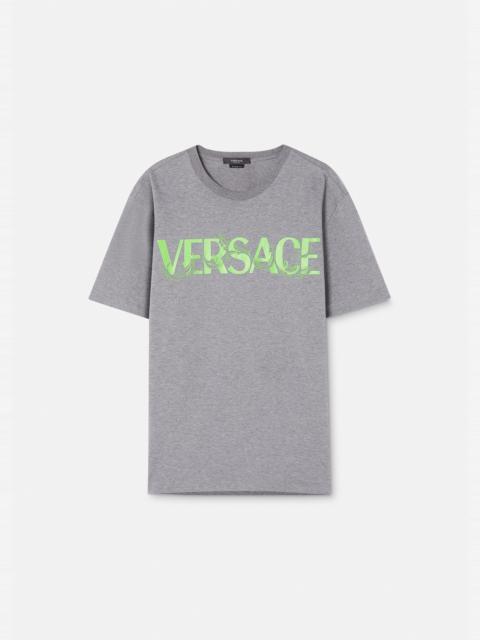 VERSACE Barocco Embroidered Logo T-Shirt