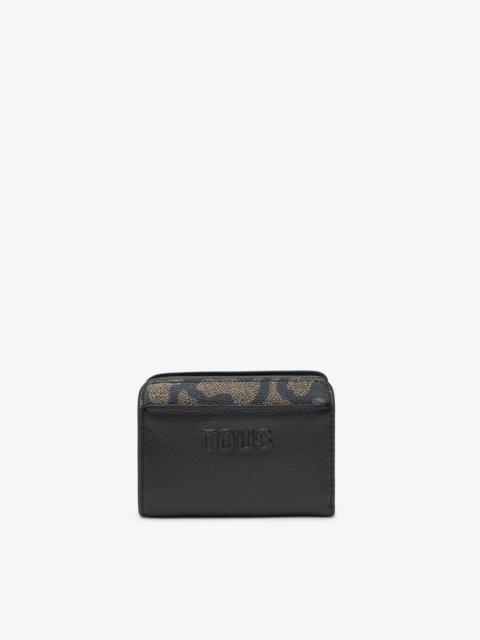 TOUS Medium black Wallet TOUS Kaos Icon