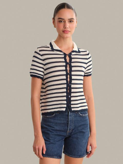 525 america Leilani Collared Button Front Cardi