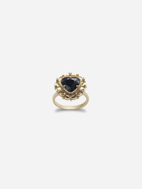 Dolce & Gabbana Heart-shaped sapphire ring