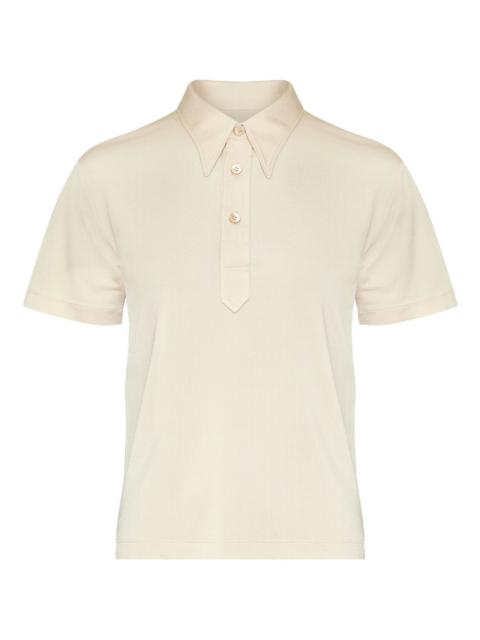 Maison Margiela jersey polo shirt