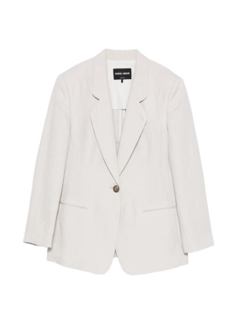 GIORGIO ARMANI button single-breasted blazer