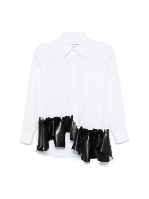 Comme Des Garçons ruffle-hem shirt