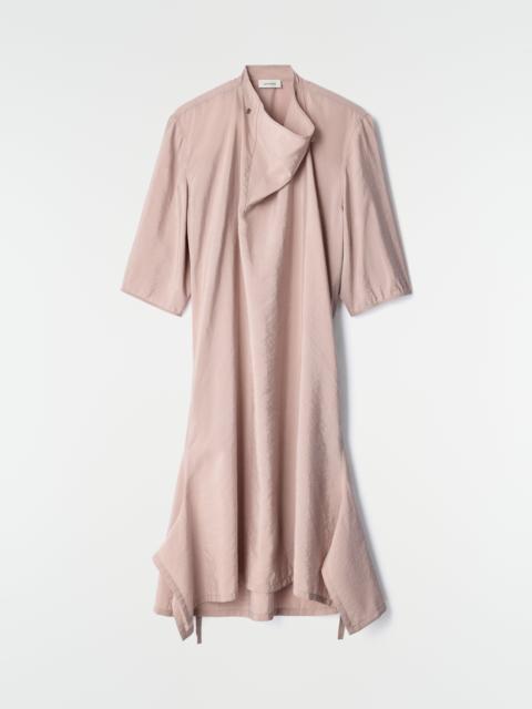 Lemaire SOFT-COLLAR DRESS IN DRY SILK