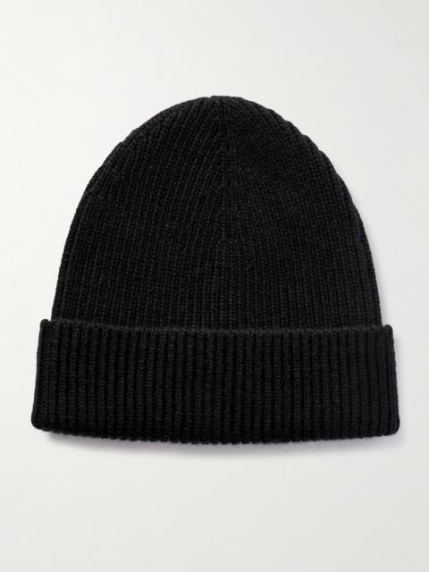 Johnstons of Elgin Ribbed Cashmere Beanie