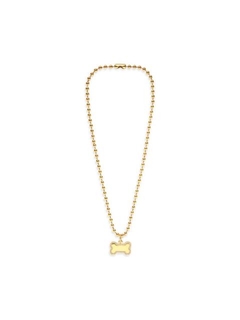 BALENCIAGA Dog Necklace  in Gold