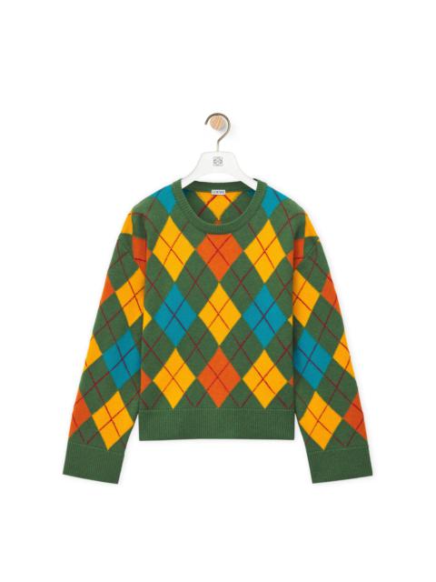 Loewe Argyle sweater in wool