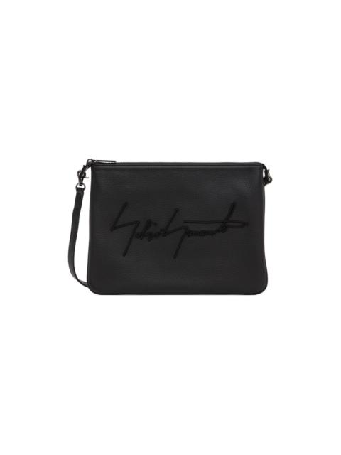 Yohji Yamamoto Black Signature Bag