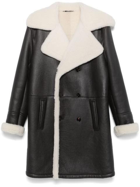 Dolce & Gabbana leather coat