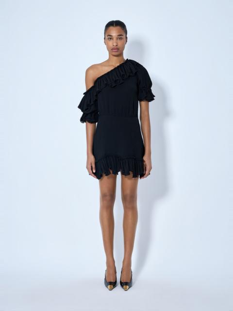SAINT LAURENT Asymmetric Mini Dress