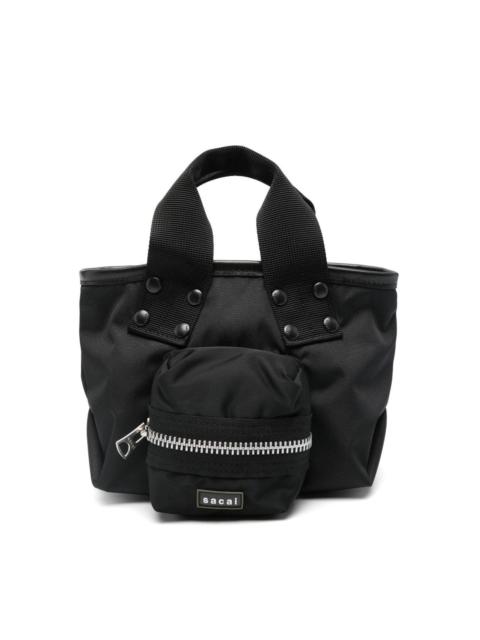 sacai Pocket small nylon tote