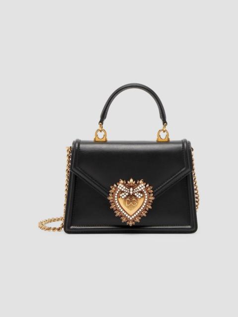 Dolce & Gabbana Women's Devotion Leather Top Handle Bag - Black