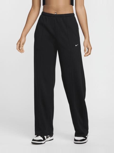 Nike Sportswear Chill Terry Women's Mid-Rise French Terry Open-Hem Sweatpants