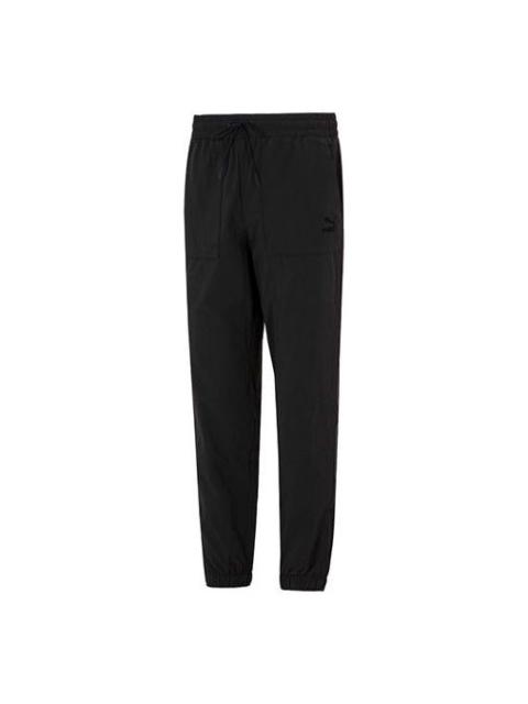 PUMA PUMA Essentials Logo Pants 'Black' 535554-01
