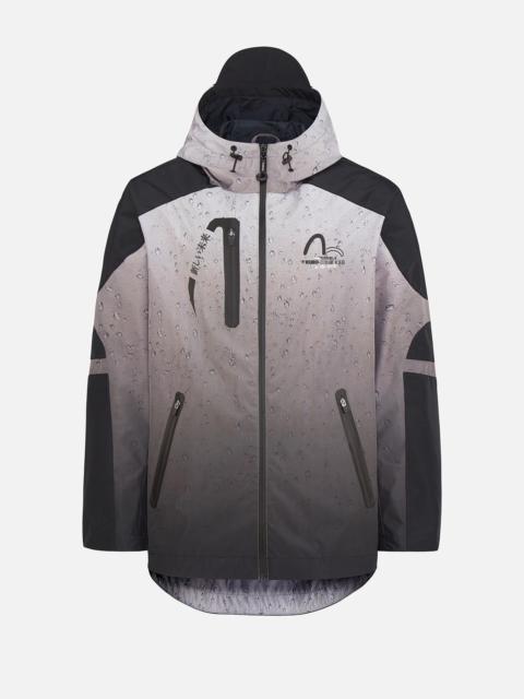 EVISU 3D Raindrop Print Trail Windbreaker Jacket