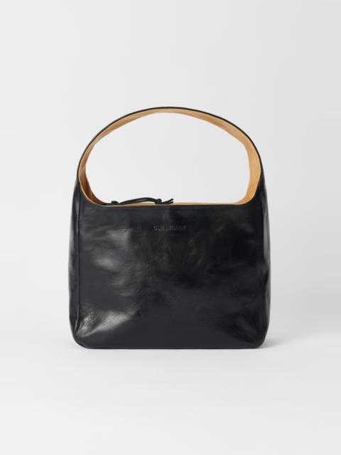 Brick Bag Black Leather