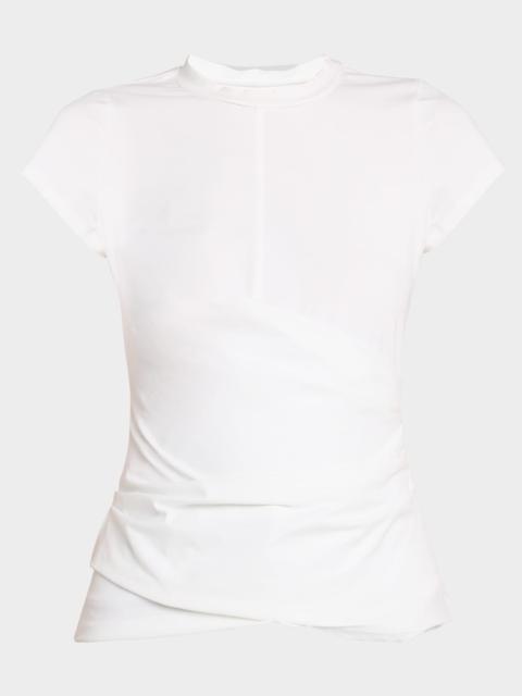 Draped Short-Sleeve Tee