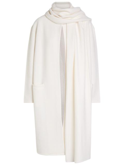 MARIA McMANUS Maria Mcmanus Scarf-effect Merino Wool Coat