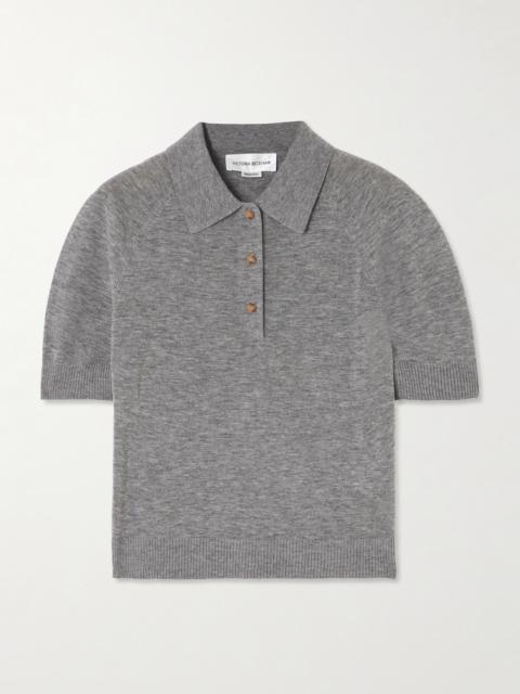 Victoria Beckham Merino Wool Polo Shirt
