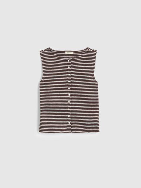 Madewell Sleeveless Boatneck Vest Top