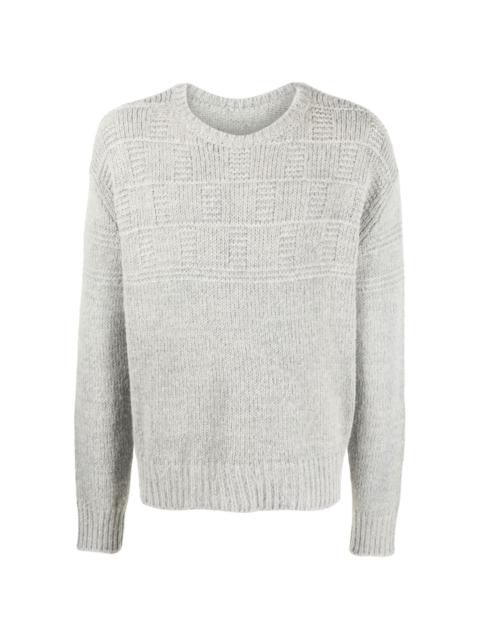 crew-neck long-sleeve jumper